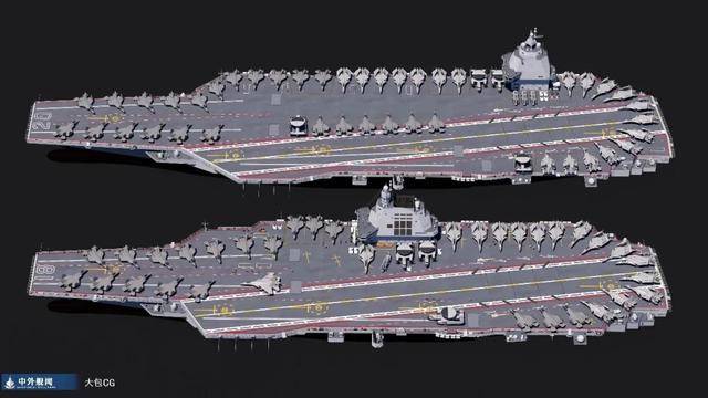 人类有史以来最大的航母诞生！中国第4艘航空母舰高清卫星图曝光