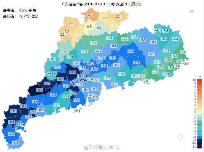  广州佛山天气预报一周天气(佛山明后三天天气)