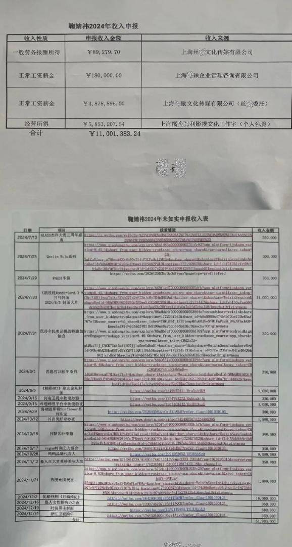 鞠婧祎被丝芭实名举报偷税漏税 涉税真相容不得在拉扯中模糊(图4)
