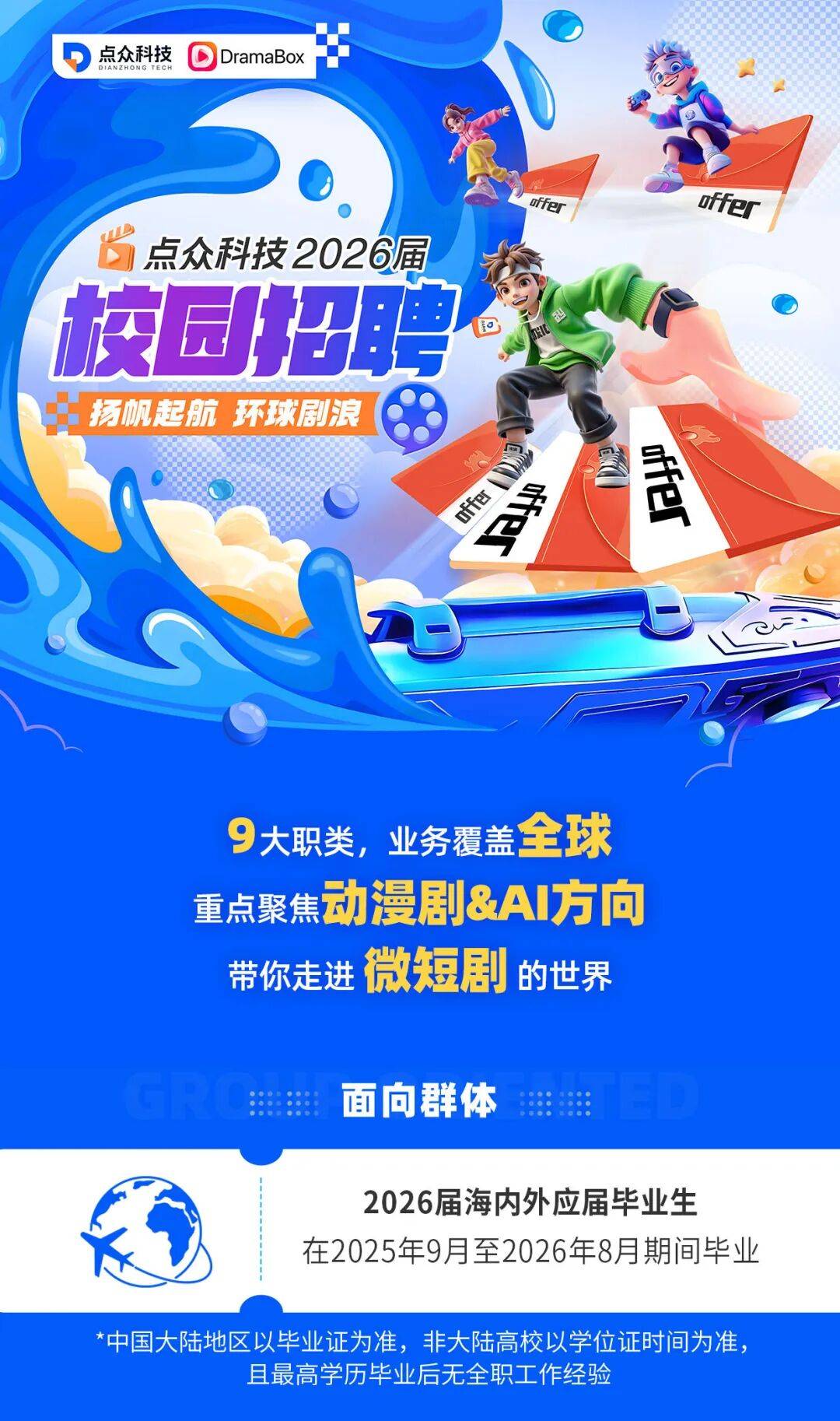 名企招聘 | 点众科技2026春季校园招聘启动