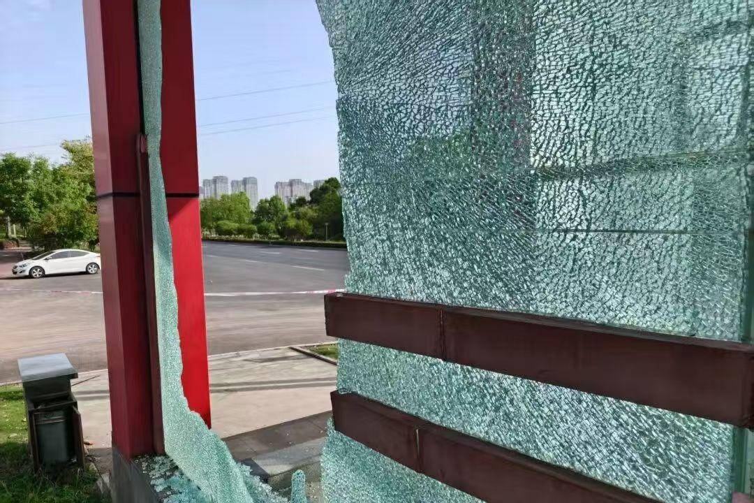 男子用弹弓打碎下穿隧道35块钢化玻璃被抓：自称试威力找快感，愿承担维修赔偿责任