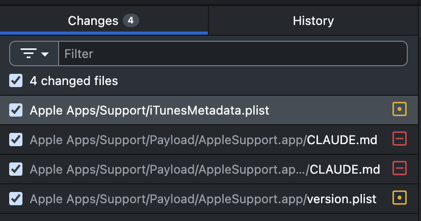 苹果官方App误打包了Claude.md，这么大的公司也Vibe Coding啊？