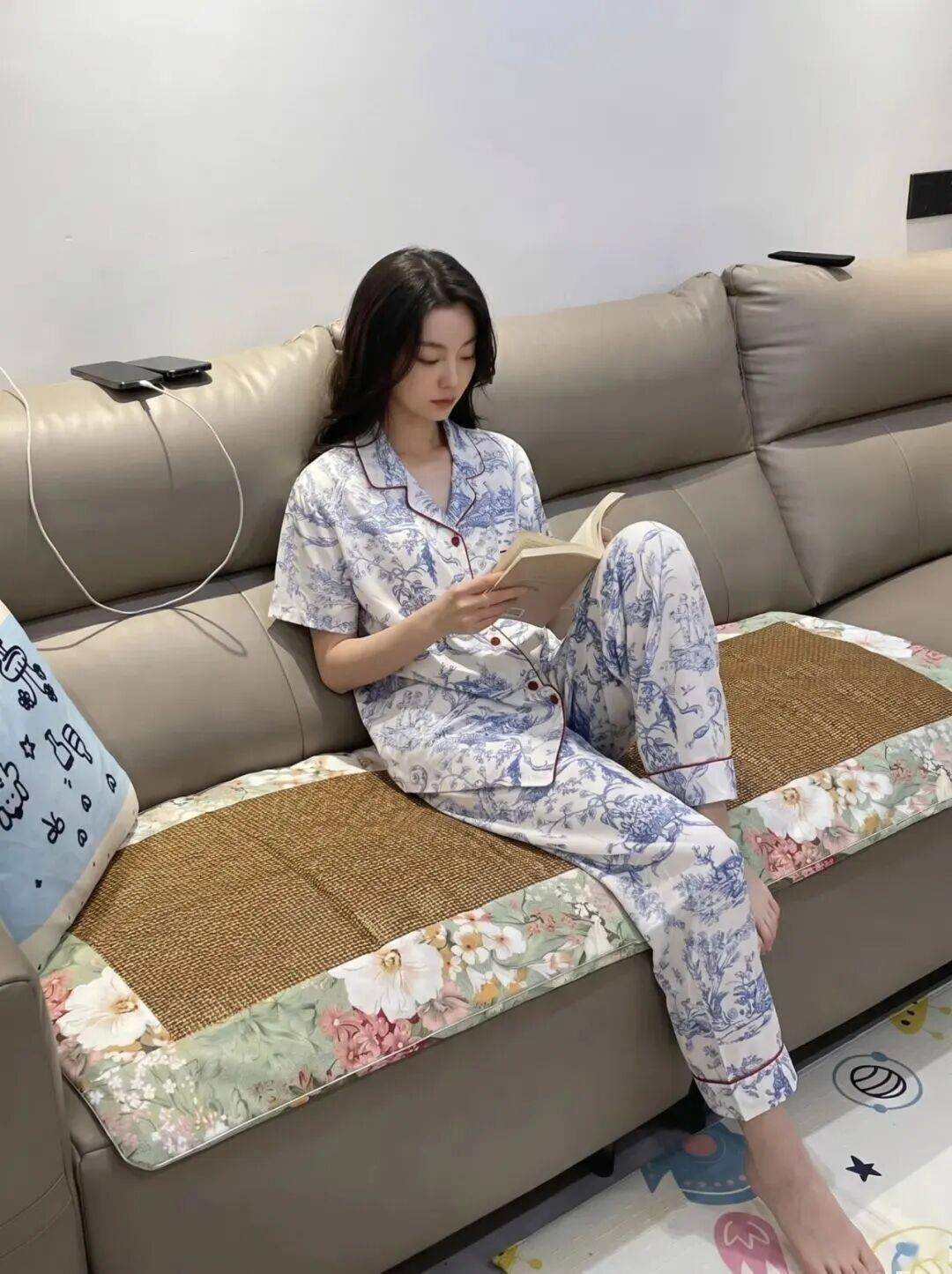 这床会排湿的藤席夏天睡真的得劲