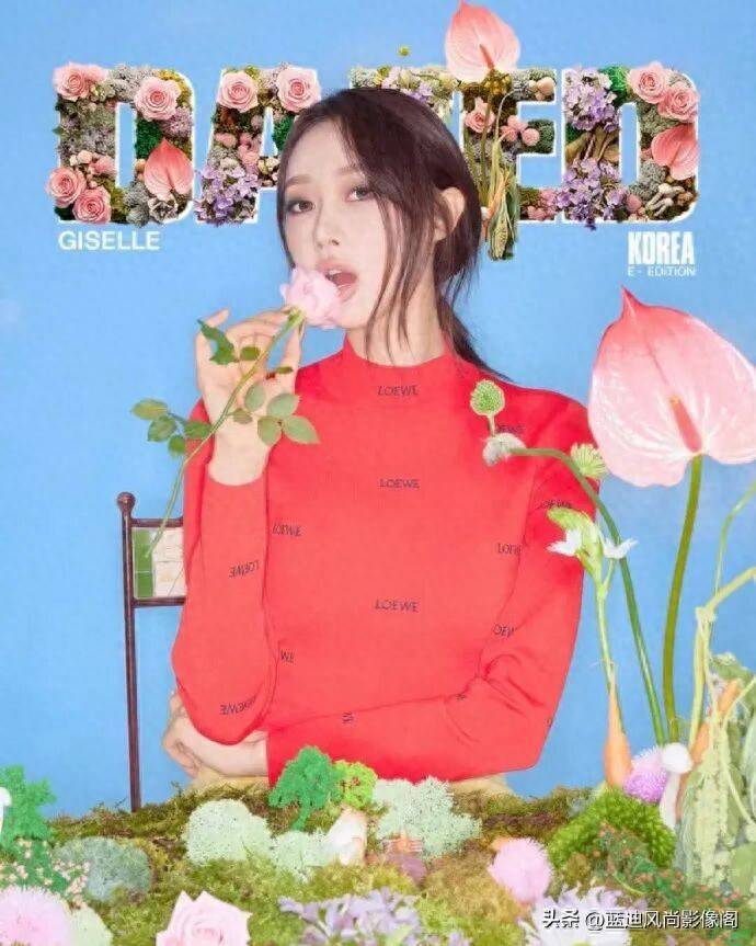 LOEWE 繁花绘油画，明媚少女赴艺术之约