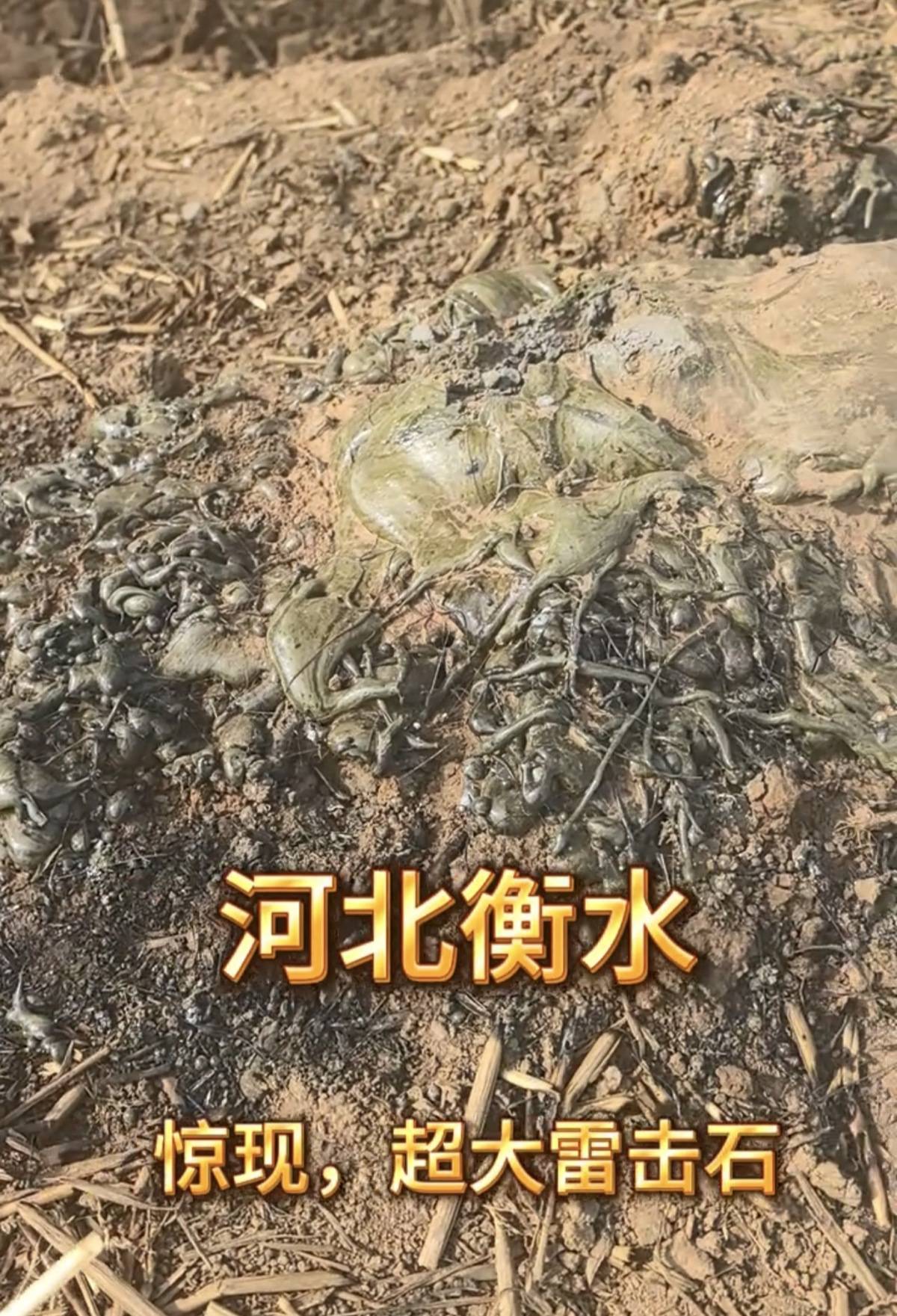 专家称河北麦田超大怪石是罕见“闪电熔岩”，田主已将石头运走，律师：该类石头属无主动产，先占先得
