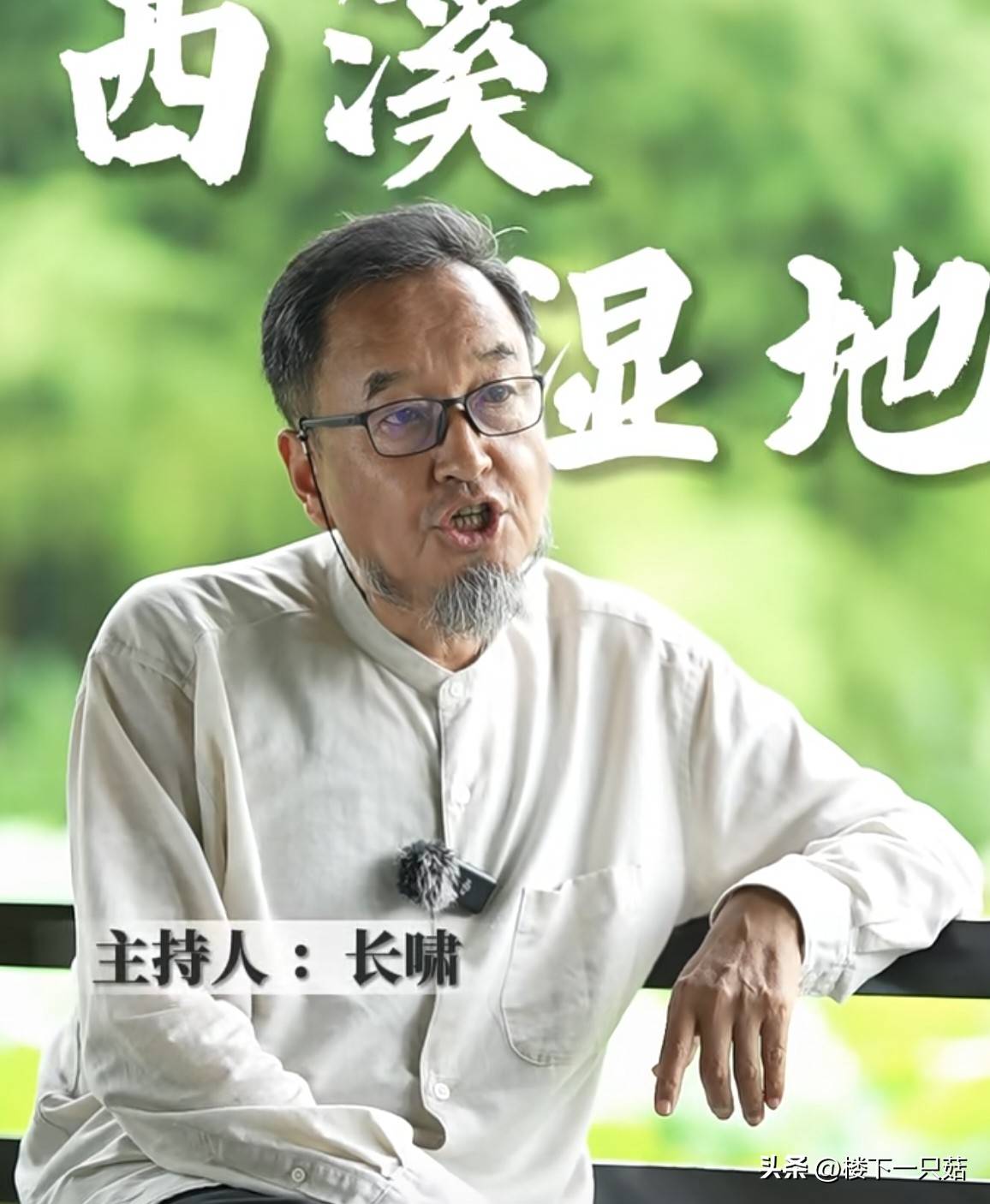 央视主持人长啸退休 不住北京回合肥 留山羊胡 从文弱书生到黑脸大汉