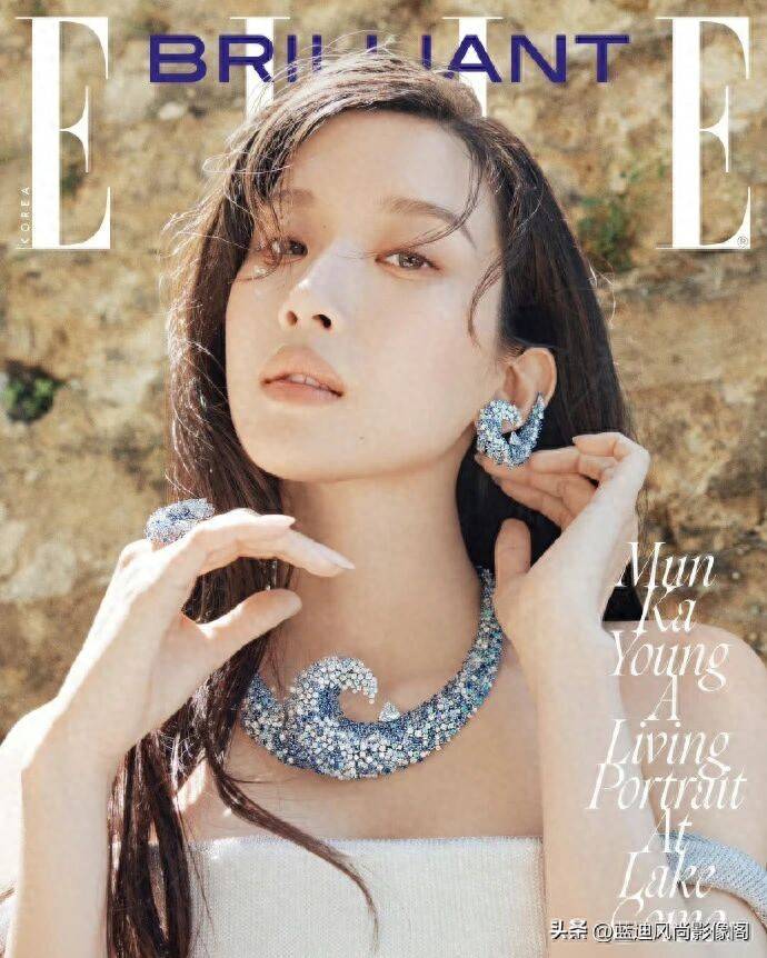 文佳煐 ELLE Korea 珠宝特刊｜科莫湖畔，美人与高珠的双向辉映