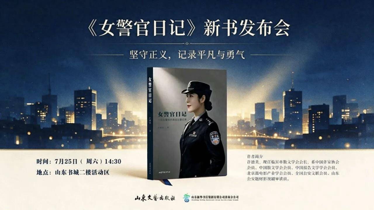 坚守正义，记录平凡与勇气 《女警官日记》新书发布会举行