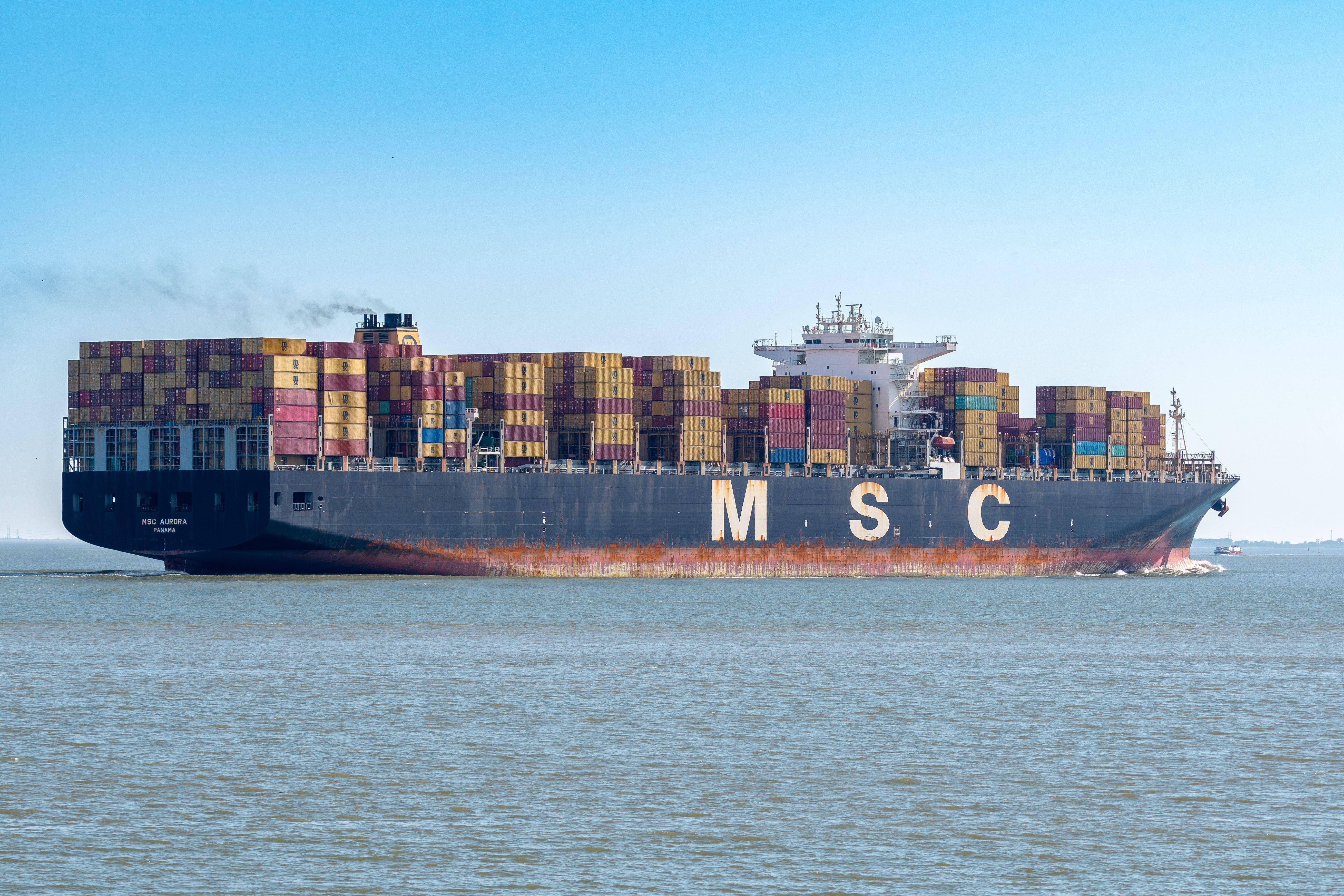 两船司价差440美元！MSC地中海航运8月19日收PSC