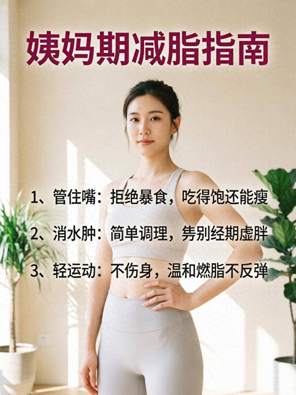 姨妈期减脂指南：不暴食、不水肿、不伤身