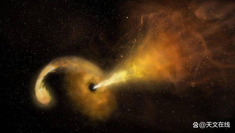 
        太空中迷失：罕见宇宙耀斑暴露远离星系中心黑洞