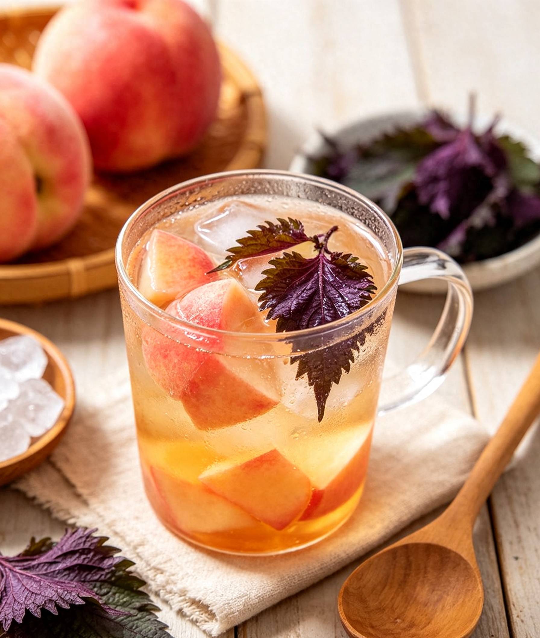 原创            桃子加这几样东西煮水，让你脸色红润有光泽，胃也舒坦了！