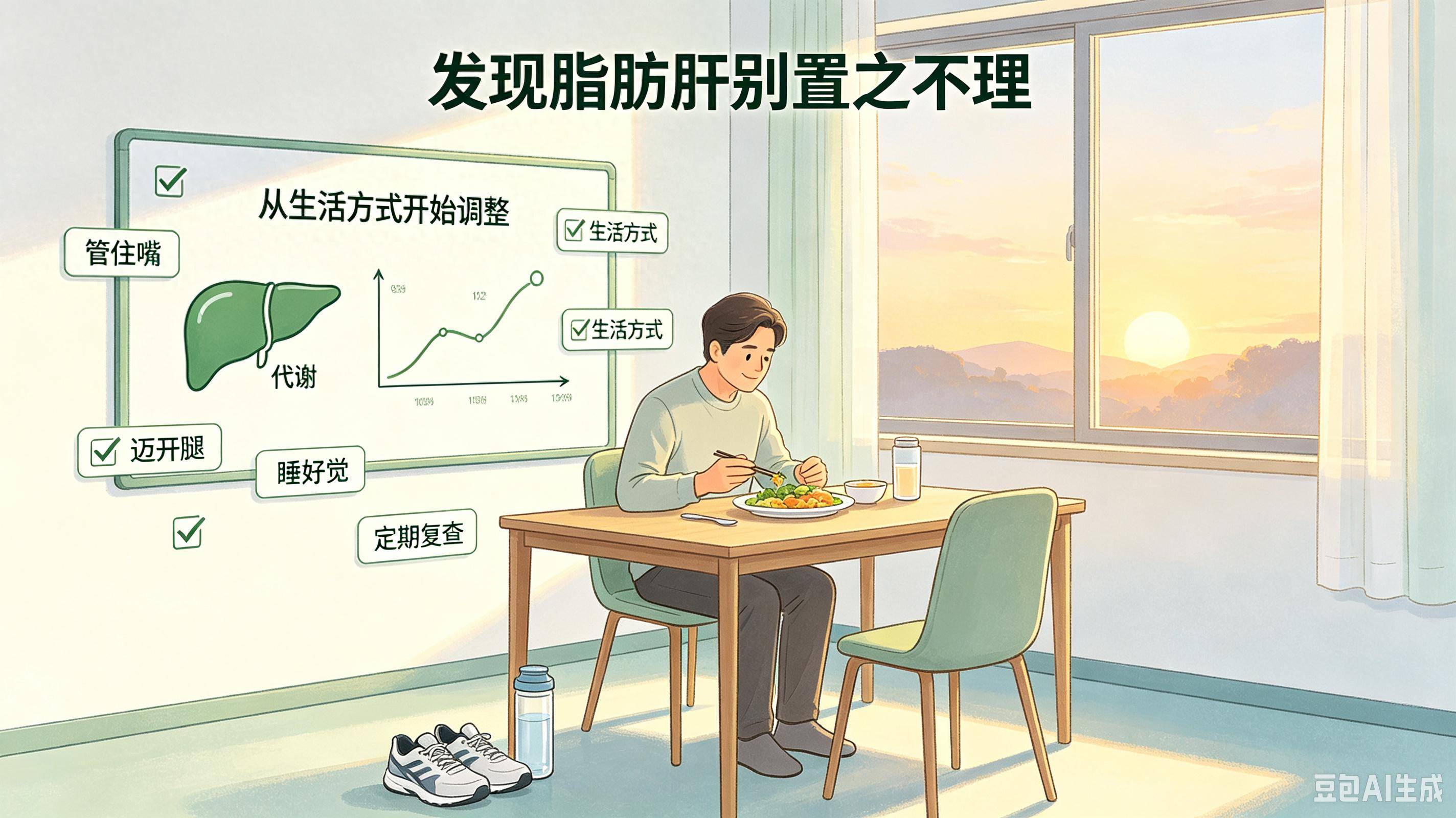 脂肪肝害怕你做9件事！照着做，肝脏悄悄变好了