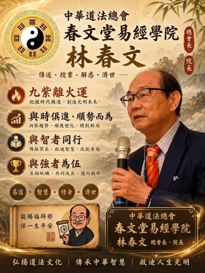 林春文教授深耕易经六十四卦学术体系·传承中华文化智慧