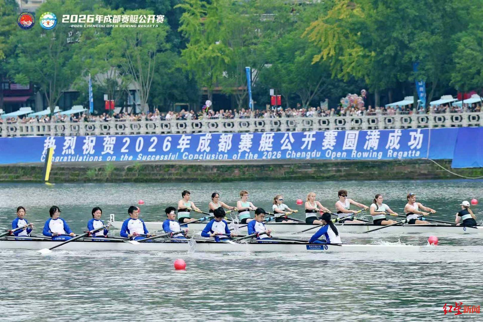 巅峰对决！2026年成都赛艇公开赛冠军出炉