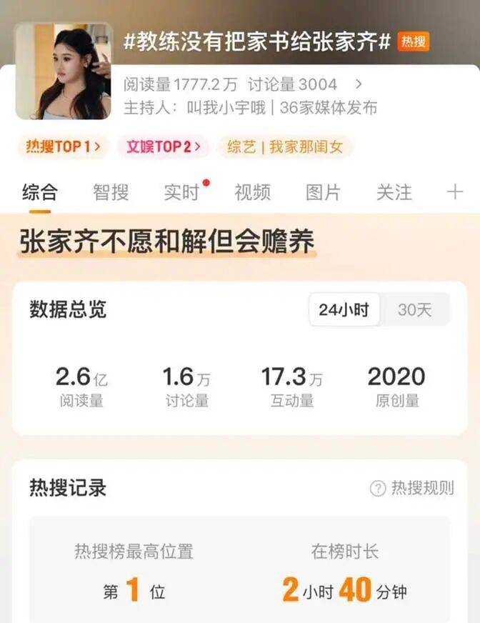 当“原生家庭”成为综艺卖点：张家齐母女热搜背后的流量逻辑封面图