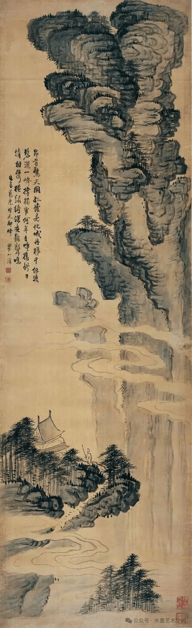 梅清是谁?明末清初黄山画派大家,家学渊源与山水成就盘点(图15) 梅清是谁?明末清初黄山画派大家,家学渊源与山水成就盘点(图15)