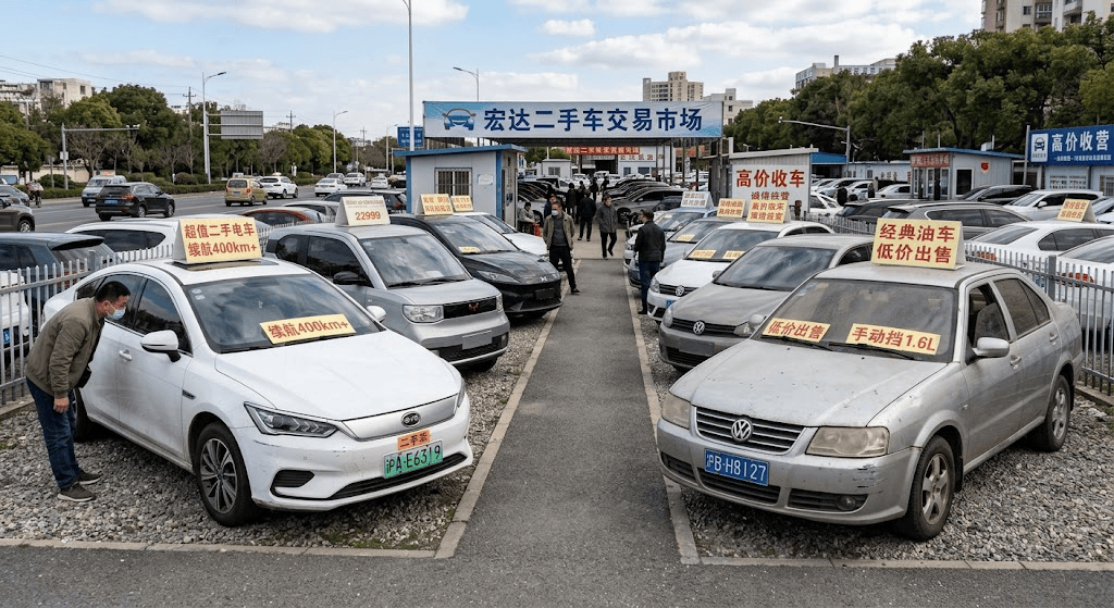不敢买二手电车怕电池坑?3招教你避坑,选油车还是电车一看就懂