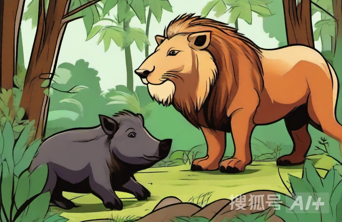 野猪与狮子的博弈:自然生态中的生存策略与智慧_生命_较量_的力量